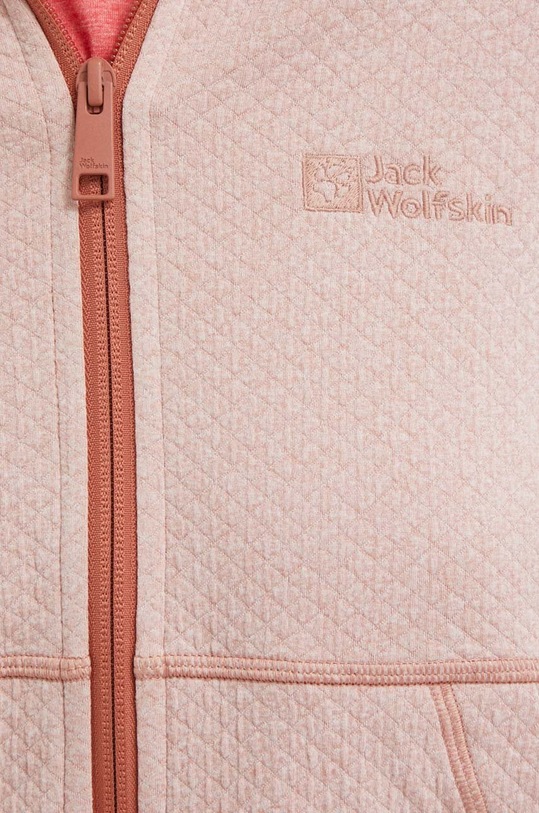 Športová mikina Jack Wolfskin Fernweh Hooded JKT 1711501 ružová