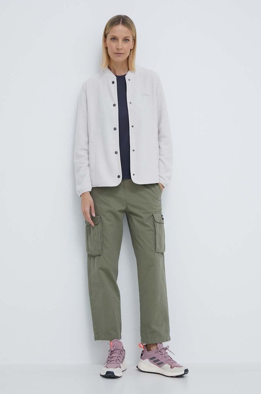 Jack Wolfskin bluza sportowa Light Curl 1711521 beżowy SS24