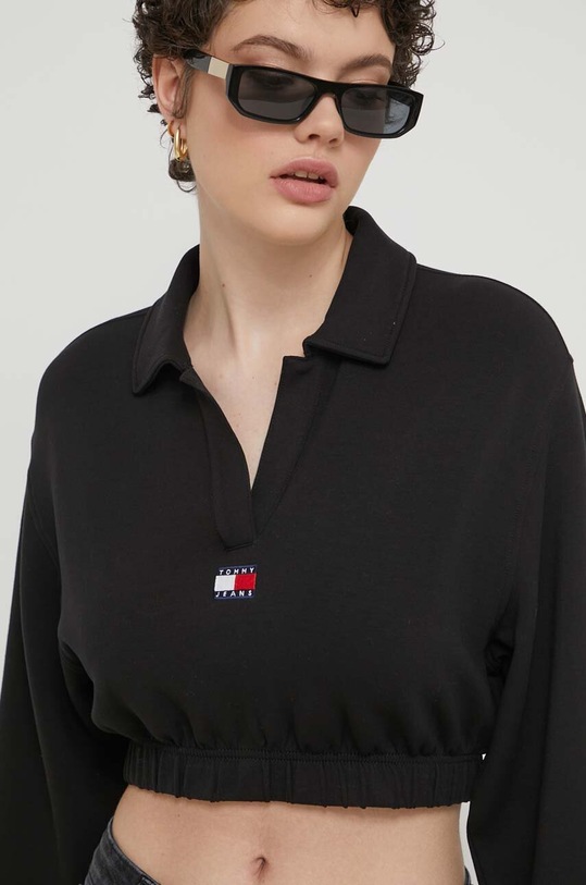 Tommy Jeans bluza czarny DW0DW17785