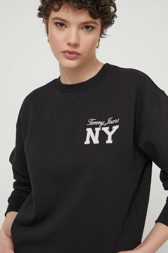 Tommy Jeans bluza bawełniana czarny DW0DW17788