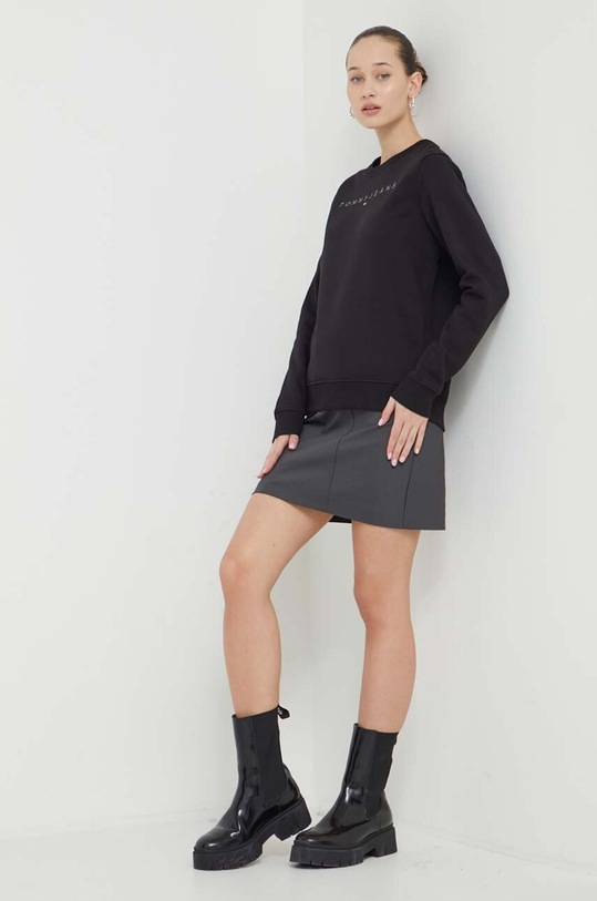 Tommy Jeans bluza DW0DW17793 czarny SS24