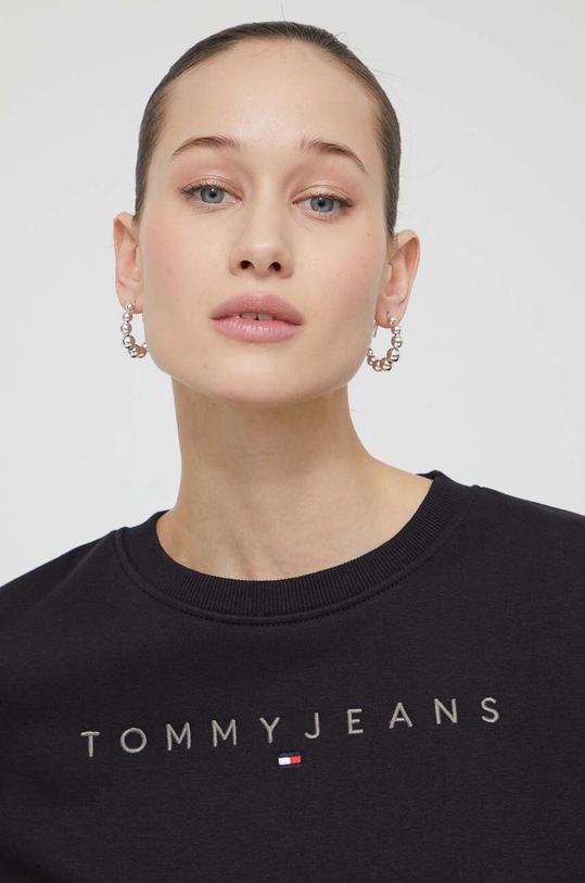 Tommy Jeans bluza czarny DW0DW17793
