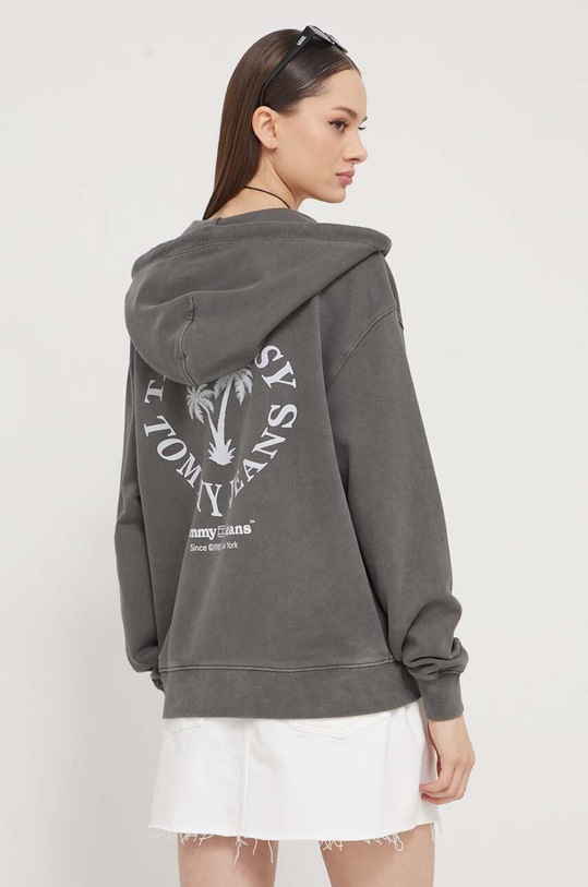 Odzież Tommy Jeans bluza bawełniana DW0DW17954 szary
