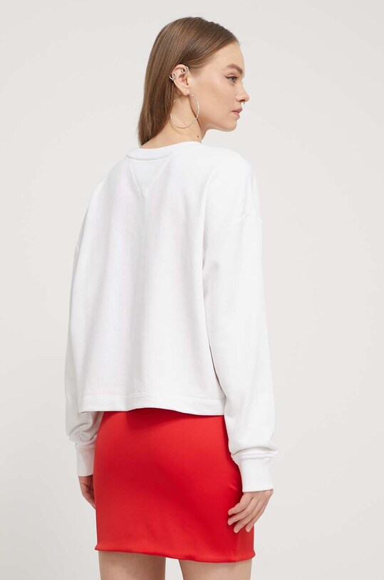 Îmbrăcăminte Tommy Jeans bluză DW0DW18143 alb