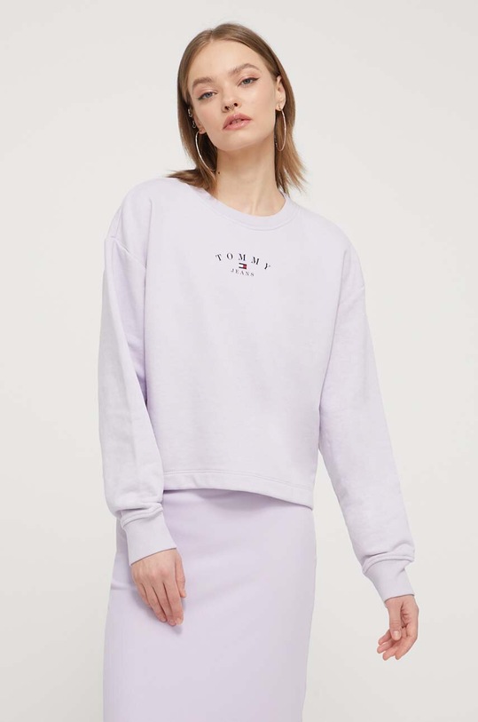 Кофта Tommy Jeans інші фіолетовий DW0DW18143