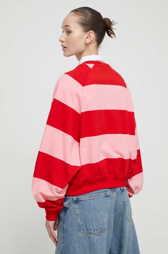 Oblečenie Bavlnená mikina Tommy Jeans DW0DW17789 ružová