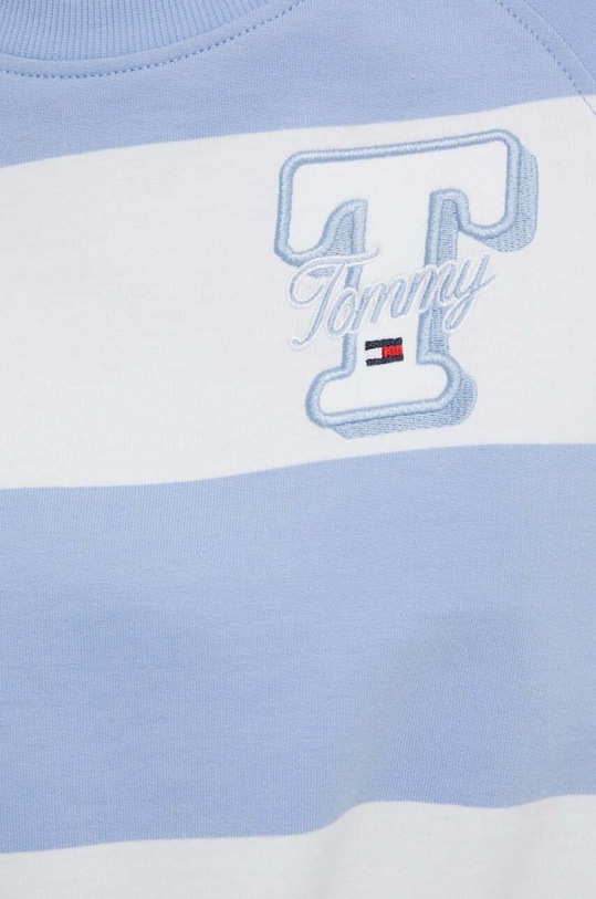 Bavlnená mikina Tommy Jeans DW0DW17789 modrá