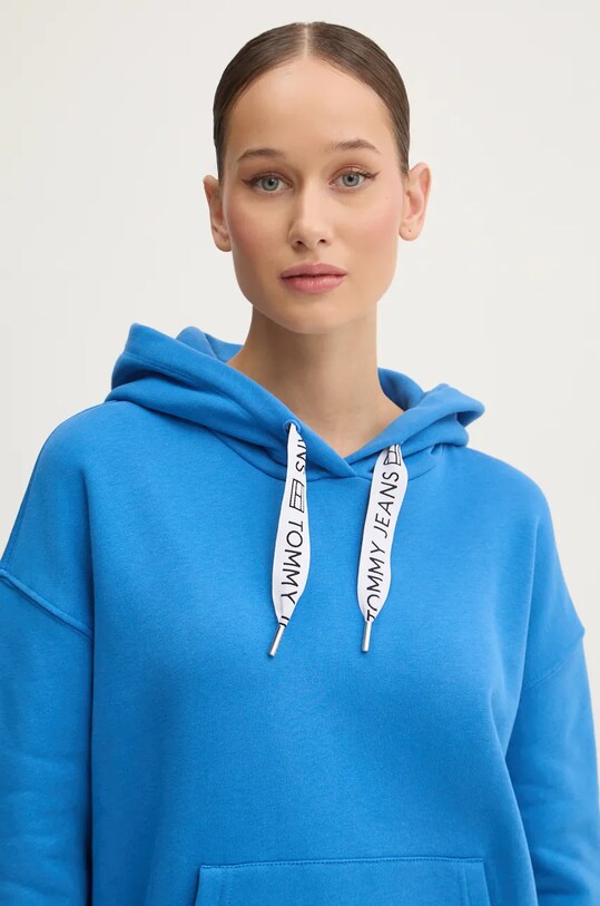 Tommy Jeans bluza niebieski DW0DW17794