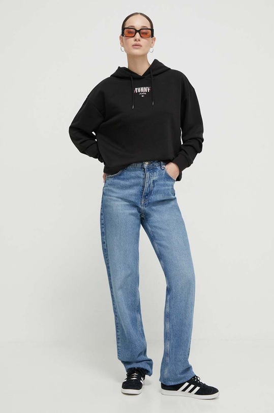 Tommy Jeans bluza DW0DW17797 czarny SS24