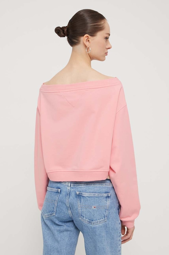 Odzież Tommy Jeans bluza DW0DW17956 różowy
