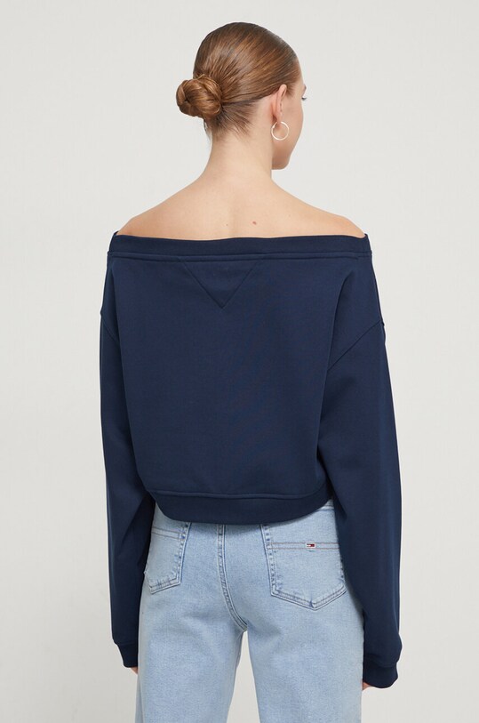Îmbrăcăminte Tommy Jeans bluză DW0DW17956 bleumarin