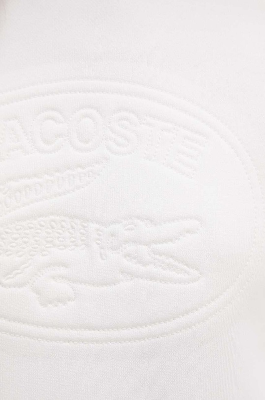 Lacoste hanorac de bumbac SF0852 alb