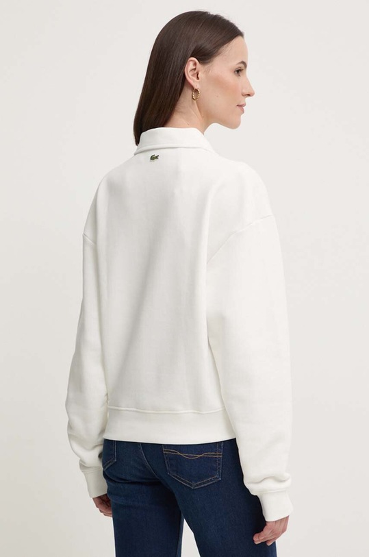 Oblečenie Bavlnená mikina Lacoste SF3469 biela
