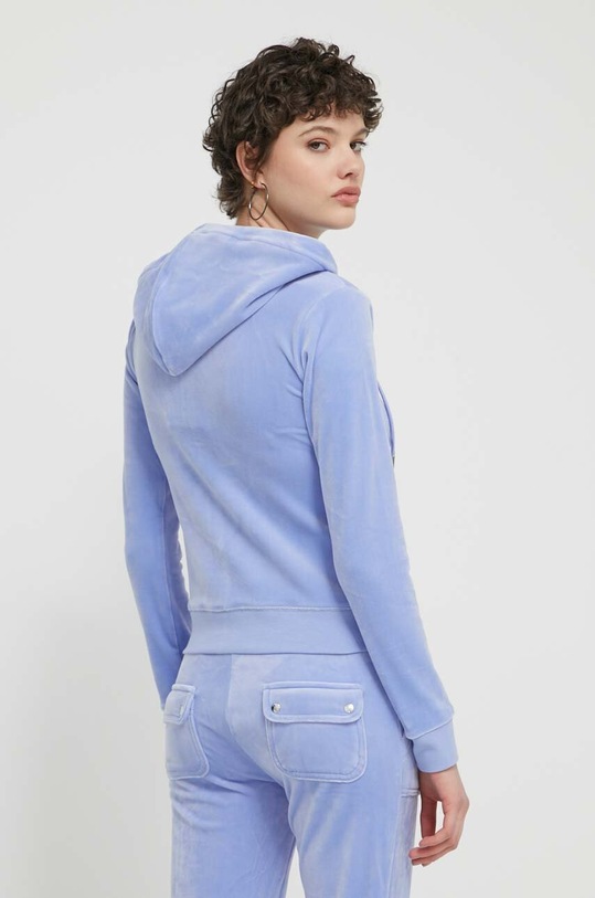 Odzież Juicy Couture bluza welurowa JCAP176.609 niebieski