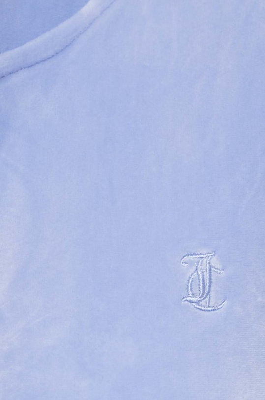 Juicy Couture bluza welurowa JCAP176.609 niebieski