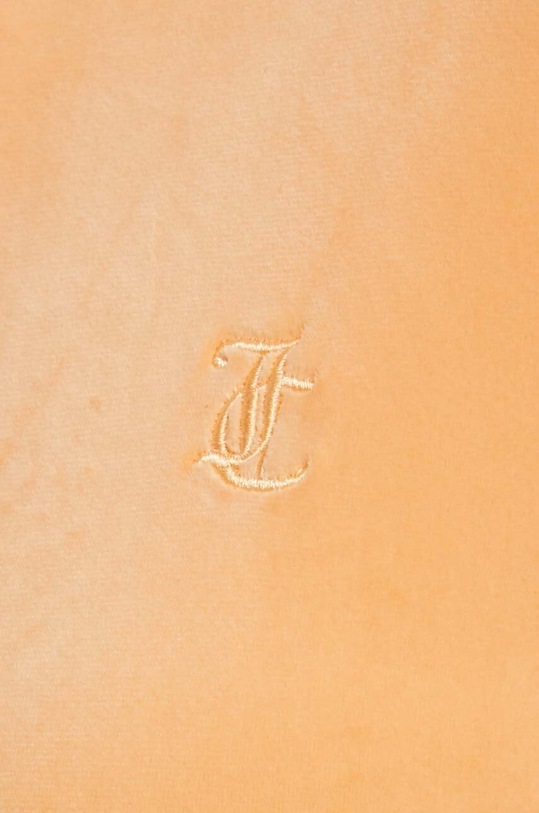 Velurová mikina Juicy Couture JCAP176.610 oranžová