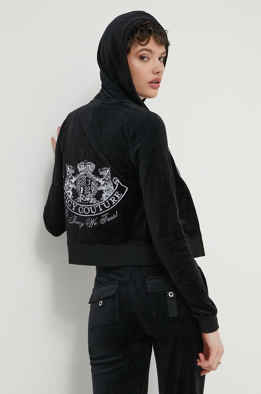 Juicy Couture bluza aplikacja czarny JCBAS223813.101