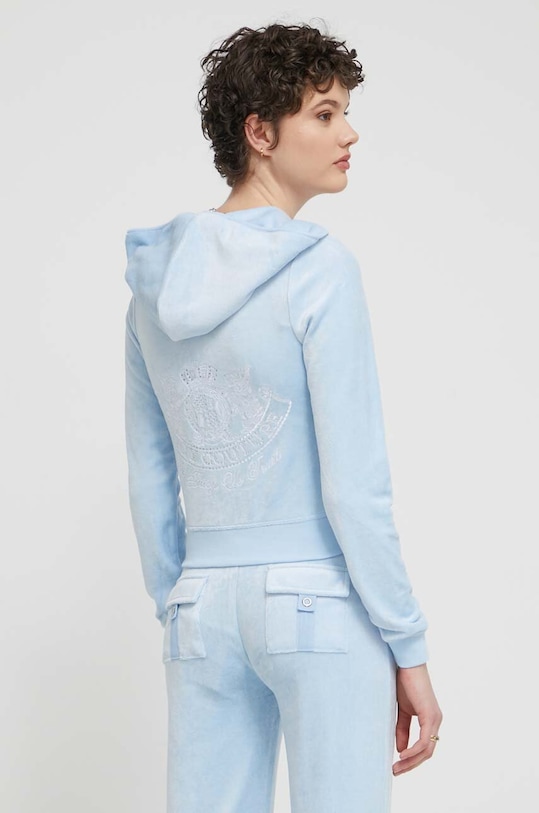 Oblečení Velurová mikina Juicy Couture JCBAS223813.134 modrá