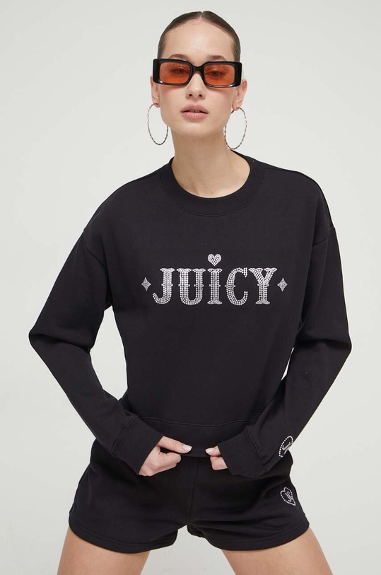 Juicy Couture bluza imprimeu negru JCBAS223824.101