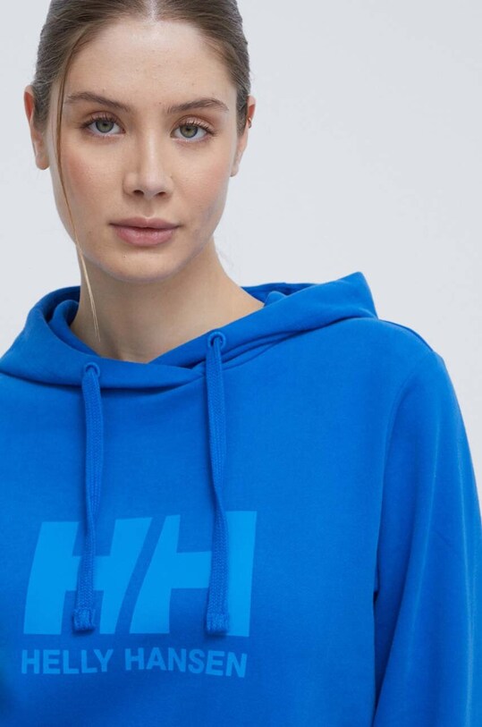 Хлопковая кофта Helly Hansen HH LOGO 2.0 34460 голубой