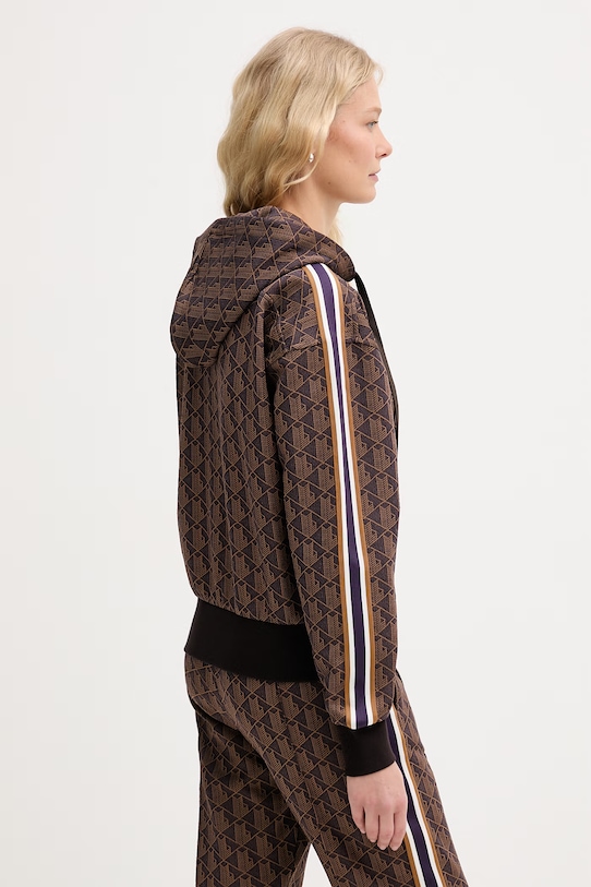 Odzież Lacoste bluza SF7606 brązowy