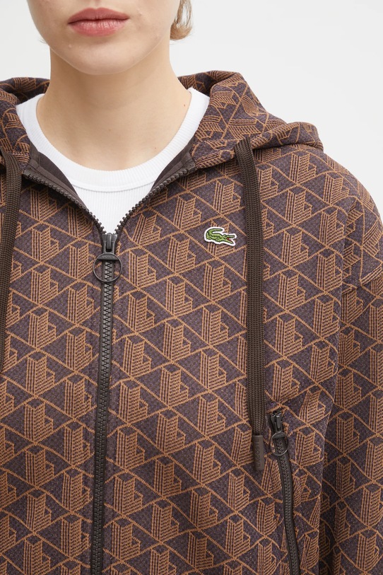 Dukserica Lacoste smeđa SF7606