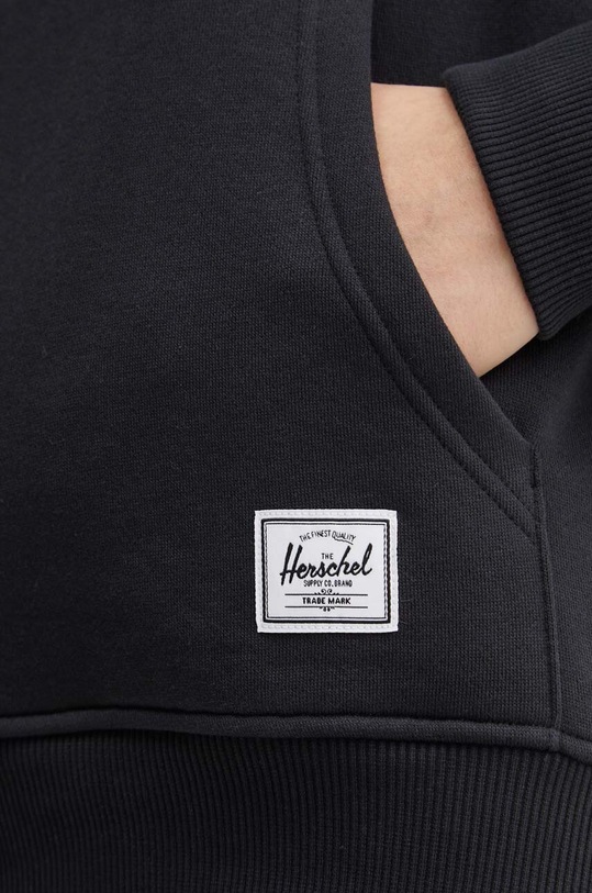 Bavlnená mikina Herschel 50310.00001 čierna