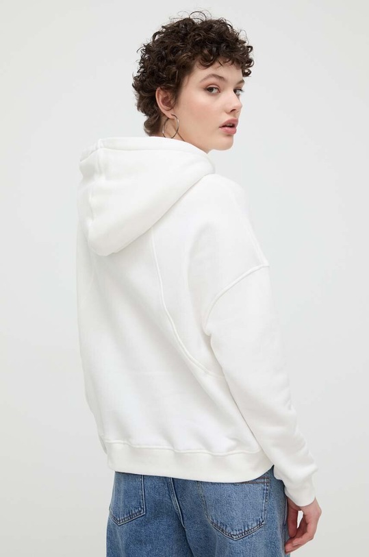 Odzież Desigual bluza bawełniana LOGO 24SWSK43 biały