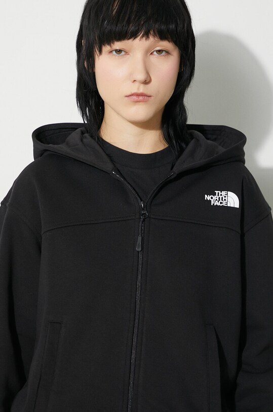 The North Face felpa W Essential Fz Hoodie NF0A853VJK31 nero