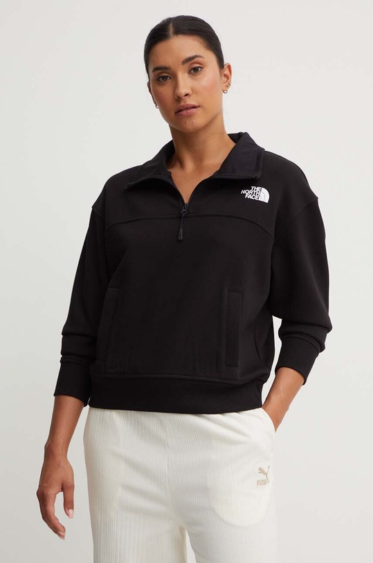The North Face bluza W Essential Qz Crew czarny NF0A854HJK31