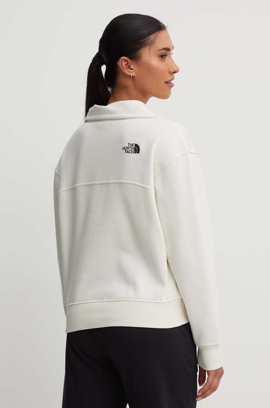 Odzież The North Face bluza W Essential Qz Crew NF0A854HQLI1 beżowy