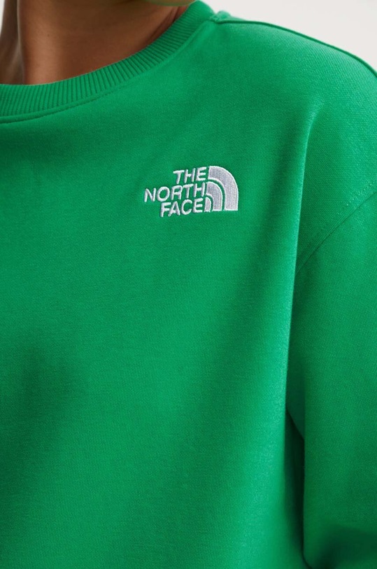 The North Face bluza W Essential Crew NF0A7ZJEPO81 verde