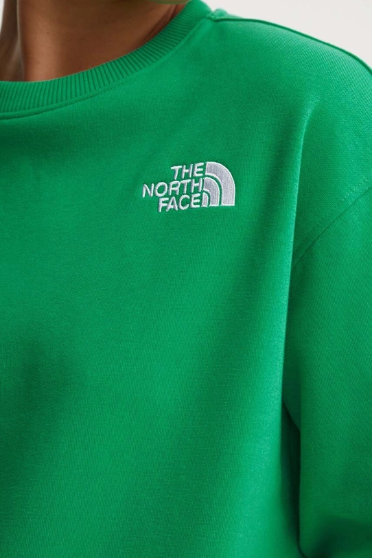 Mikina The North Face W Essential Crew NF0A7ZJEPO81 zelená