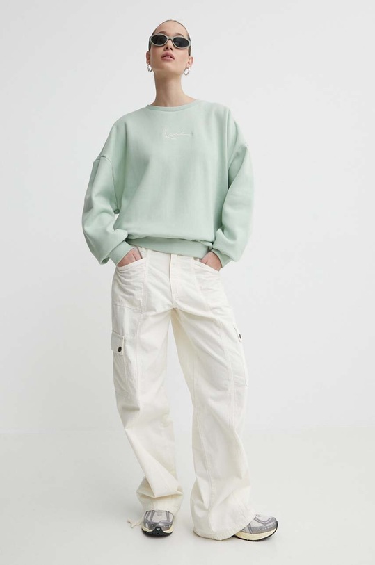 Mikina Karl Kani 6129796 zelená SS24