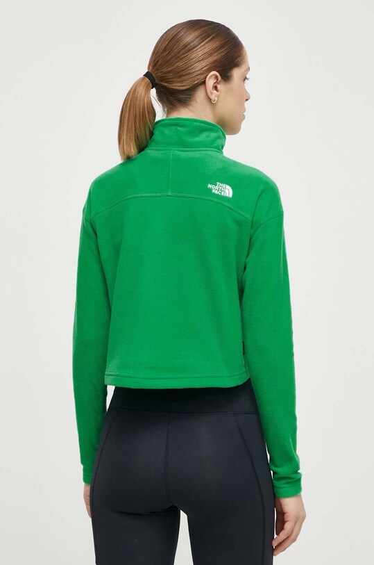 Abbigliamento The North Face felpa da sport 100 Glacier Cropped NF0A855NPO81 verde