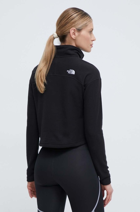 Odzież The North Face bluza sportowa 100 Glacier Cropped NF0A855NJK31 czarny