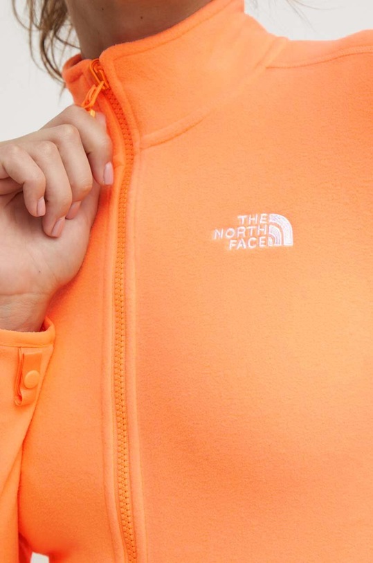 The North Face bluza sportowa 100 Glacier NF0A855OO041 pomarańczowy