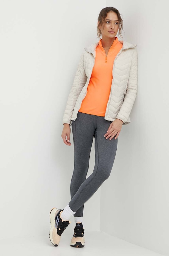 The North Face bluza sportowa 100 Glacier NF0A855MO041 pomarańczowy SS24