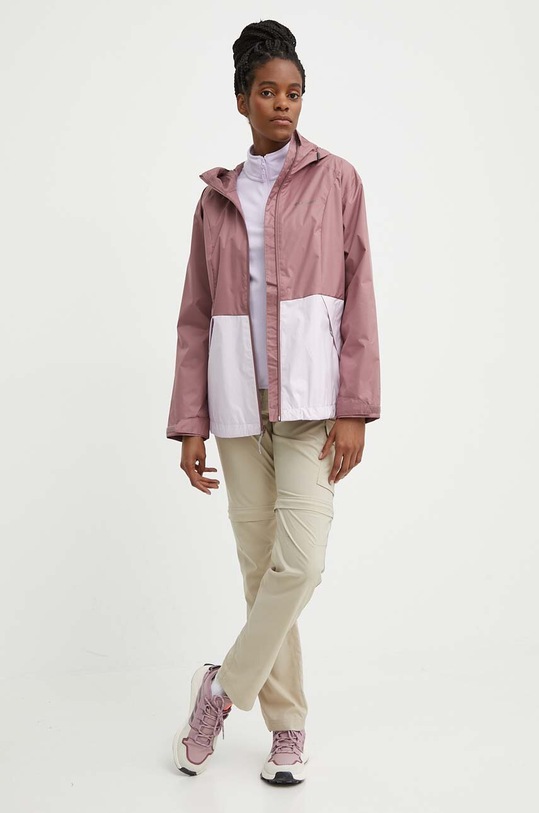 Sportovní mikina The North Face 100 Glacier NF0A855MPMI1 fialová SS24
