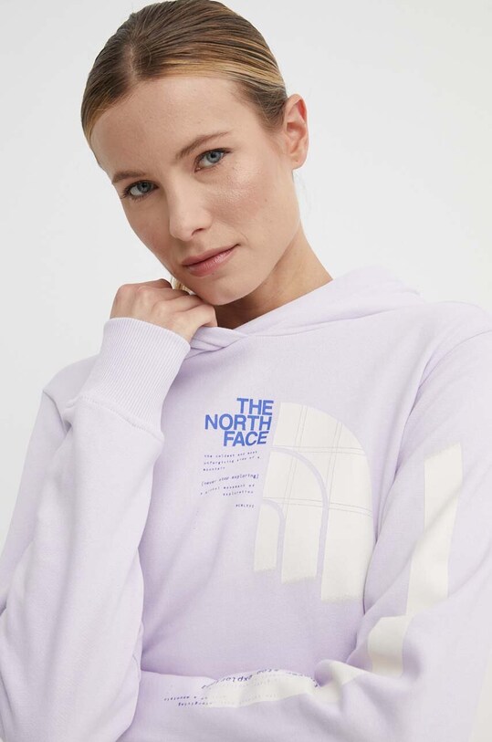 The North Face hanorac de bumbac violet NF0A87EXPMI1