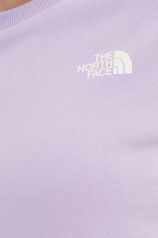 The North Face bluza bawełniana NF0A87EYQZI1 fioletowy
