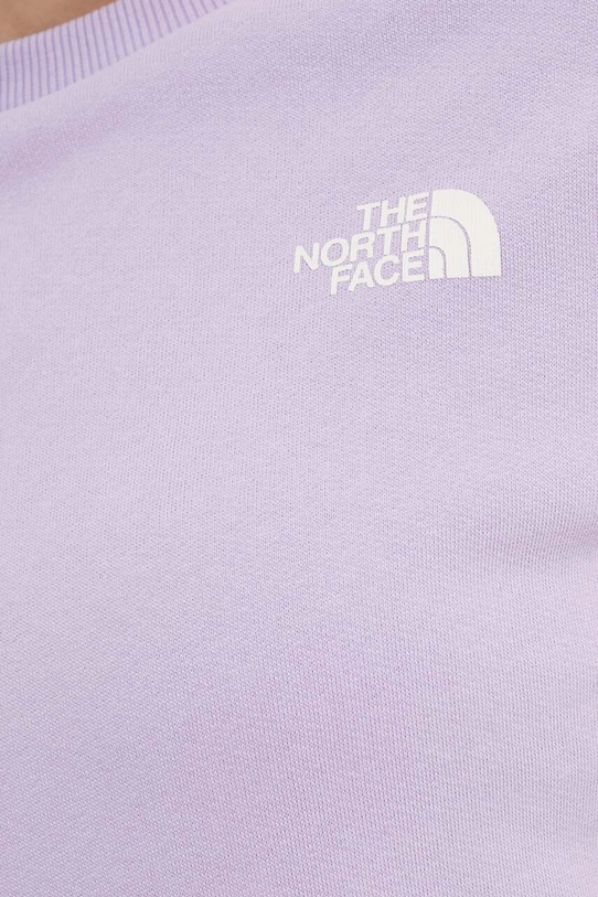 The North Face bluza bawełniana NF0A87EYQZI1 fioletowy