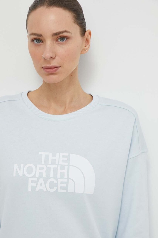 The North Face bluza bawełniana niebieski NF0A3S4GO0R1