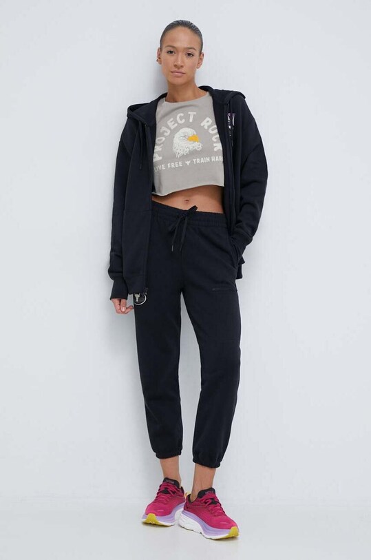 Under Armour bluza Project Rock 1383599 negru SS24