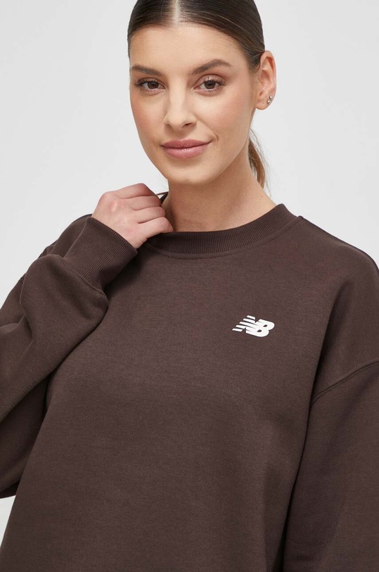 New Balance bluza WT33532KCF brązowy WT33532KCF