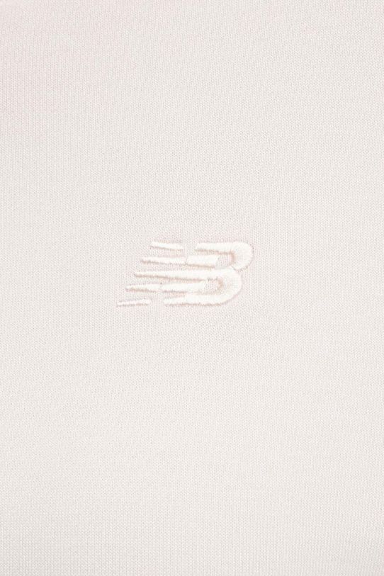 Pamučna dukserica New Balance WT41537OUK roza