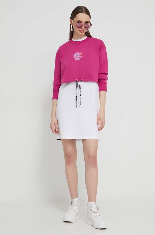 Karl Lagerfeld Jeans bluza 241J1803 różowy SS24