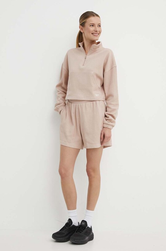 Μπλούζα Reebok Classic Wardrobe Essentials 100075337 ροζ SS24