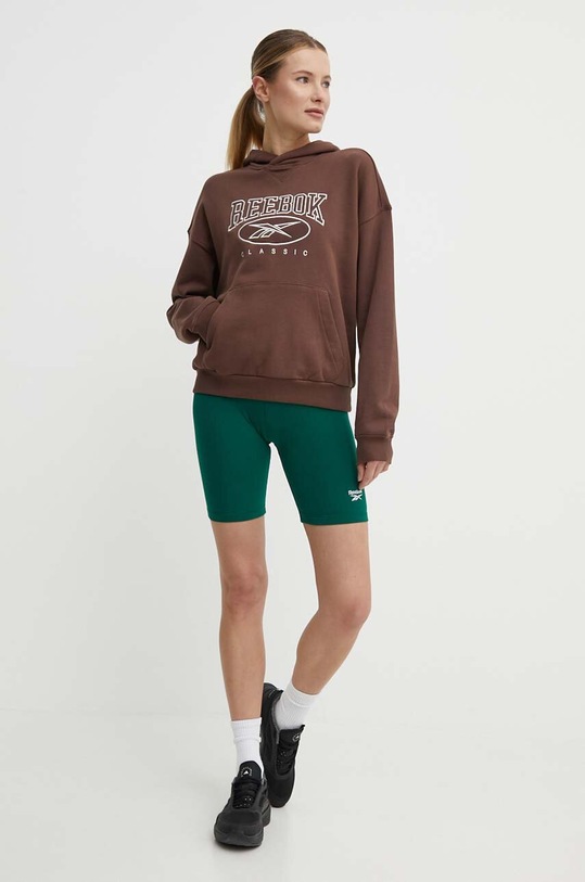Reebok Classic bluza bawełniana Archive Essentials 100075645 brązowy SS24