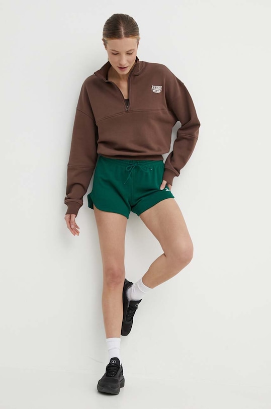 Reebok Classic bluza bawełniana Archive Essentials 100076285 brązowy SS24